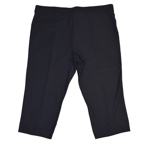 WynneLayers Essential Crepe Knit Crop Pant 821-353, Black - Size 2XP LIKE NEW! - Picture 6 of 8